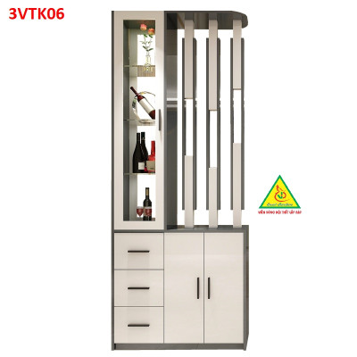 VÁCH NGĂN PHÒNG KHÁCH, NHÀ BẾP, VÁCH NGĂN PHÒNG 3VTK06 - NỘI THẤT LẮP RÁP VIỄN ĐÔNG