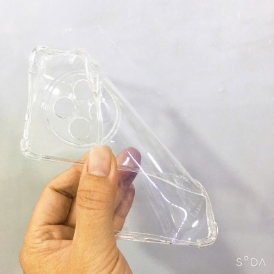 Ốp lưng cho Oppo Reno 12F 5G dẻo trong TPU chống sốc 4 góc cạnh ( Hàng chính hãng)