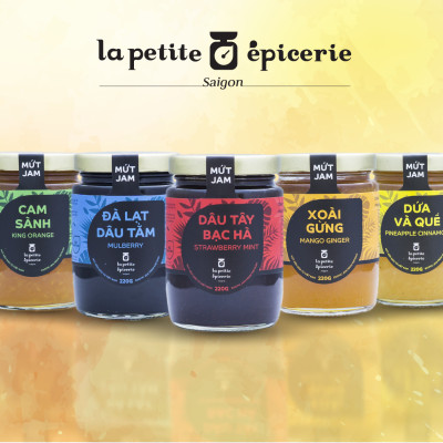 Mứt Dâu Tây Bạc Hà - La Petite Epicerie Saigon 220g 