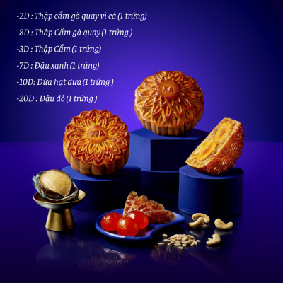 Hộp 6 Bánh Trung Thu Givral Trăng Yêu Thương 3 (150gr)