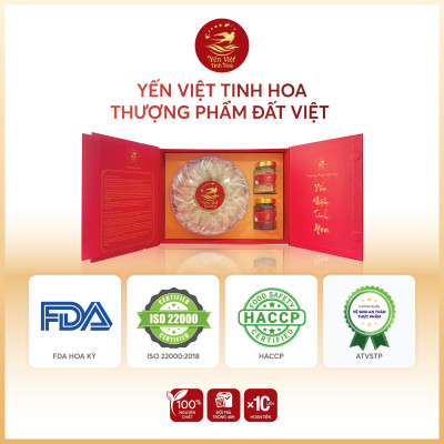 Tổ yến Tinh chế cao cấp 50 gram Yến Việt Tinh Hoa - Hàng chính hãng
