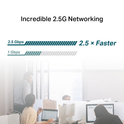 Card mạng PCIe 2.5 Gigabit TP-Link TX201 | Dễ lắp và cài đặt | Tương thích Windows 11/10/Server , Linux | Bảo hành 2 năm | Hàng Chính Hãng