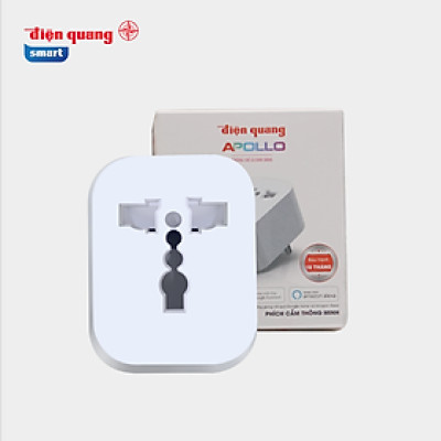 Phích cắm thông minh Điện Quang Apollo ĐQ SP1.1 01 Wifi (Kiểu 1 lỗ, sử dụng wifi)