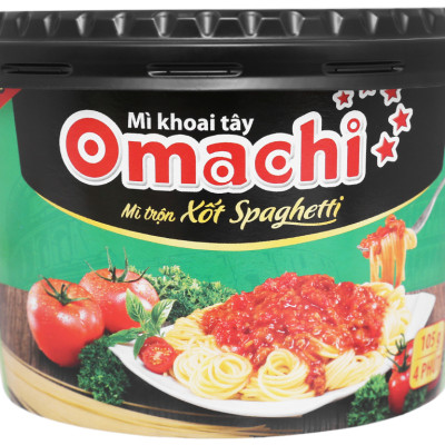 6/6 Thùng 12 hộp mì trộn Omachi xốt Spaghetti 105g