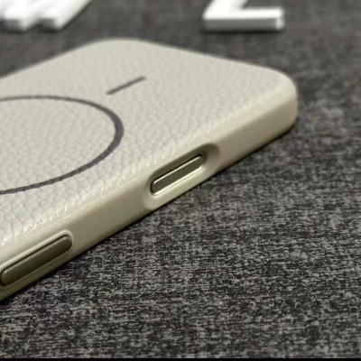 Ốp Lưng Da Likgus Beaty Viền Dẻo Chống Sốc Hỗ Trợ Sạc Không Dây Magnetic Cho Iphone 16 Pro Max / 15 Pro Max - Hàng chính hãng