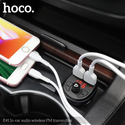 Tẩu Sạc Trên Ô Tô Hoco E41 - Hàng Chính Hãng