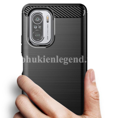Ốp lưng cho Xiaomi Redmi K40 / K40 Pro , Poco F3 chống sốc Vân Sợi Carbon - Hàng nhập khẩu