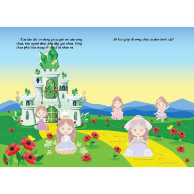 Sách - Bóc Dán Hình Thông Minh - Công Chúa Nhỏ - Little Princess - Tập 4 - Việt Thư