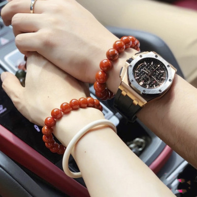 Vòng gỗ Huyết Long thấu quang (Đủ size) BH652 - Trừ tà, Giảm tai ương, Mang lại may mắn