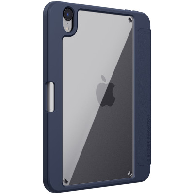 Bao da cho iPad Mini 6 Nillkin Bevel Leather Case (Có khe cắm bút Apple Pencil) - Hàng Nhập Khẩu