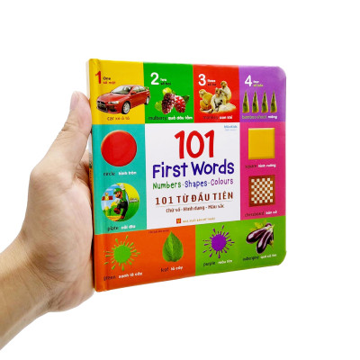 101 Từ Đầu Tiên: Chữ Số-Hình Dạng-Màu Sắc - 101 First Words: Numbers-Shapes-Colours (2022)