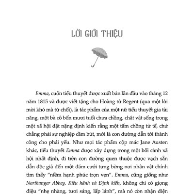 Emma - Jane Austen - Tiểu thuyết