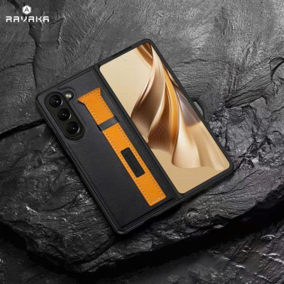 Ốp Lưng Da cho SAMSUNG Z Fold 7 Bảo Vệ 360° hiệu RAVAKA