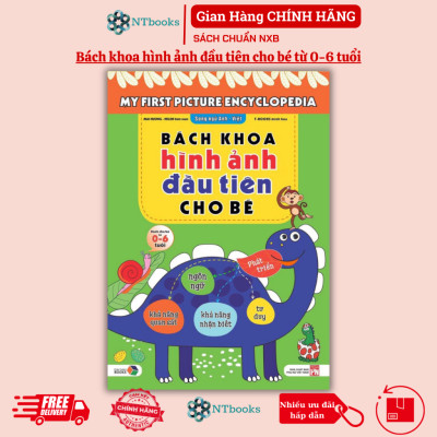 Sách - Combo Truyện Tranh Tư Duy Cho Bé + Bách Khoa Hình Ảnh Đầu Tiên Cho Bé Từ 0-6 Tuổi - Song Ngữ Việt Anh