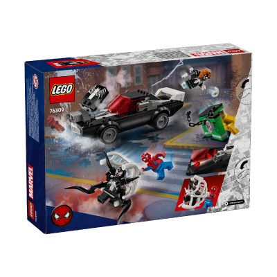 LEGO SUPERHEROES 76309 Đồ Chơi Lắp Ráp Người Nhện Chạm Trán Spider-Man vs. Xe Venom (254 Chi Tiết)