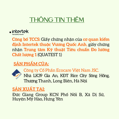 Xịt Lau bàn ăn hữu cơ Bồ hòn tinh dầu Quế 500ml thương hiệu Ecocare