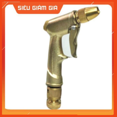 Bộ dây vòi xịt nước rửa xe, tưới cây . tăng áp 3 lần, loại 3m, 5m 206701-1Yđầu đồng, cút đồng, d.vàng