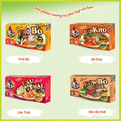 Viên Gia Vị Phở Gà Ông Chà Và Gold 126g (Chicken Pho Soup Cubes)