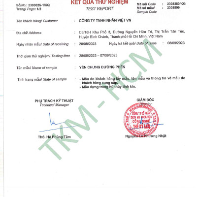 Lốc 6 Hũ Yến Sào Chưng Hạt Sen Nhân Việt 30% Yến 70ml/Hũ