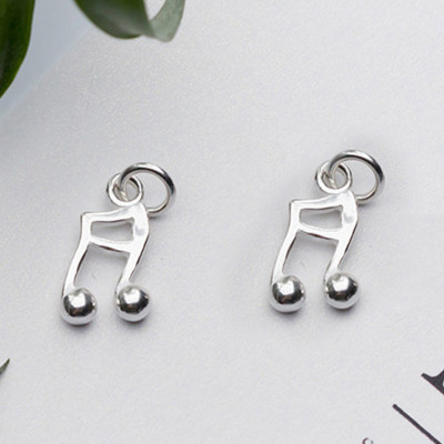 Combo 2 cái charm bạc hình nốt nhạc mặt treo - Ngọc Quý Gemstones
