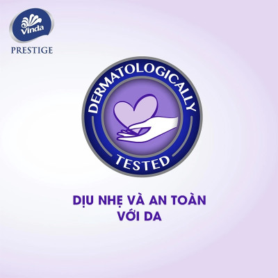 [MUA 2 LỐC GVS PRESTIGE 4D TẶNG 3 CUỘN + 1 MÓC KHÓA] Giấy vệ sinh cao cấp Vinda Prestige 4D 3 lớp (8 Cuộn)