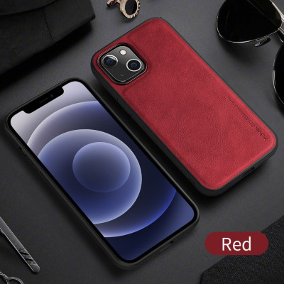 Ốp lưng da cho iPhone 14, 14 Pro, 14 Plus, 14 Pro Max, iPhone 15, 15 Pro, 15 Plus, 15 Pro Max hãng X-level cao cấp viền mềm chống sốc - Hàng chính hãng