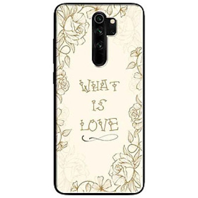 Ốp lưng in cho Xiaomi Redmi Note 8 Pro Mẫu What Is Love