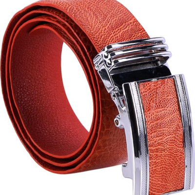 Thắt Lưng Nam Da Đà Điểu Bản Lớn Trơn Huy Hoàng HT4427 - Vàng