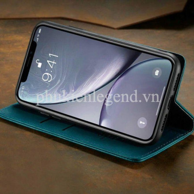 Bao da dạng ví dành cho iPhone 12 chính hãng Caseme , dạng ví da cao cấp có ngăn đựng thẻ đựng tiền tiện dụng - Hàng chính hãng