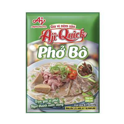 Combo 6 Gói Gia Vị Nêm Sẵn Aji-Quick® Phở Bò 57g/Gói