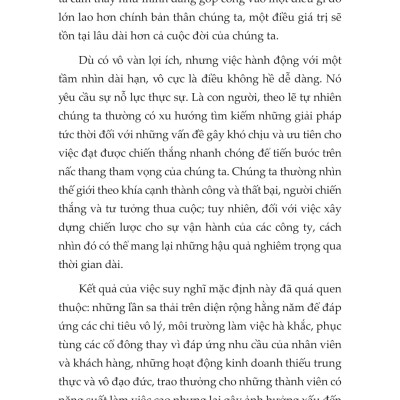 Từ Mục Tiêu Ngắn Hạn Đến Mục Đích Dài Hạn (1980)