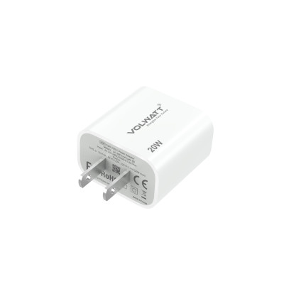 Củ sạc nhanh Volwatt GE-20P-C-M GaN 20W Fast Charger - Hàng Chính Hãng Full Box