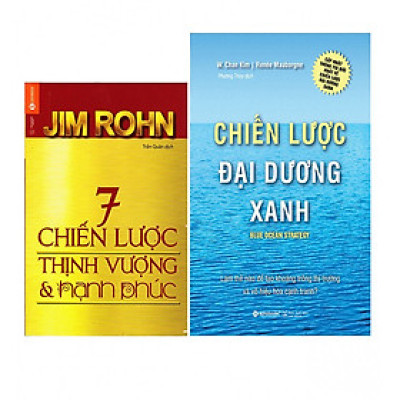 Combo Chiến Lược Đại Dương Xanh (Tái Bản 2017) + 7 Chiến Lược Thịnh Vượng Và Hạnh Phúc (Tái Bản)