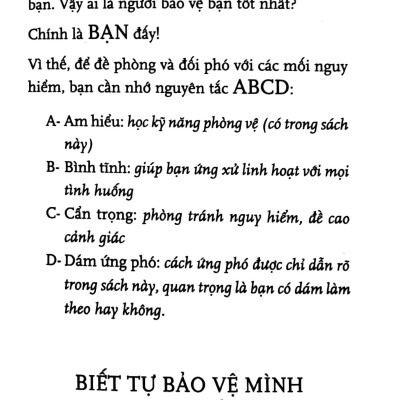 Kỹ Năng Phòng Vệ Dành Cho Học Sinh (Tái Bản 2023)