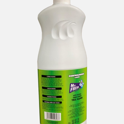 Combo 2 chai Nước rửa bát đậm đặc Mr.fresh Hương trà xanh 800ml