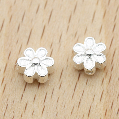Combo charm bạc hoa anh đào xỏ ngang - Ngọc Quý Gemstones