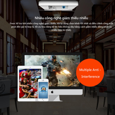 Thiết Bị Phát Wifi Tenda i24 Công Suất Cao 100Users Nguồn POE + Tặng Adapter - Hàng Nhập Khẩu