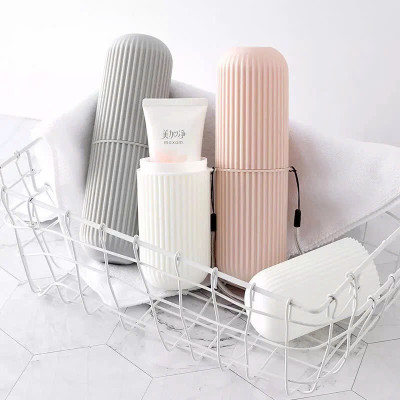 Hộp Đựng Bàn Chải, Kem Đánh Răng, Lược, Khăn Mặt  Hộp Đựng Đồ Mang Đi Du Lịch Tiện Lợi Nhiều Màu Sắc MÀU XANH