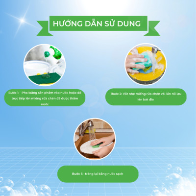 Nước Rửa Chén Công Nghệ Sinh Học ECOHOME 3.6kg Chiết Xuất Chanh Quế Giúp Sạch Vi Khuẩn Bám Bẩn Trên Chén Đĩa