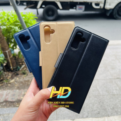 Bao Da Dạng Ví Dành Cho SamSung Galaxy A13 5G Chính Hãng Hanman có quai gài, Ngăn ví tiền, ngăn đựng thẻ - Hàng Chính Hãng