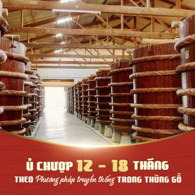 Nước mắm truyền thống Phú Quốc Phú Hà 40 độ đạm - Hộp 6 chai 510ml
