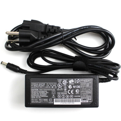 Sạc Tương Thích Cho Laptop Toshiba Satellite P200D P205 P205D Adapter 19V-3.42A - Hàng Nhập Khẩu New Seal TEEMO PC TEAC1386