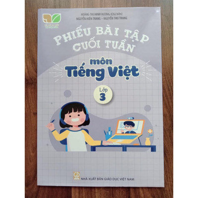 Sách - Combo Phiếu bài tập cuối tuần môn Toán + Tiếng Việt lớp 3 ( Kết Nối Tri Thức )
