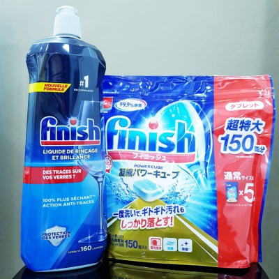 Viên rửa bát Finish 150 viên Nội địa Nhật Bản