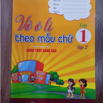 Sách - Combo Vở Ô Li Theo Mẫu Chữ Lớp 1 (Bám Sát SGK Chân Trời Sáng Tạo) (Bộ 2 Cuốn)