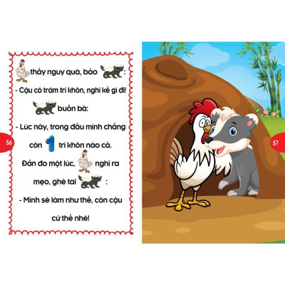 Sách - Phát Triển Tư Duy Và Ngôn Ngữ Cho Bé - Truyện Đọc Bằng Hình Ảnh - Truyện Ngụ Ngôn Việt Nam Đặc Sắc - Tập 1 - Việt Thư
