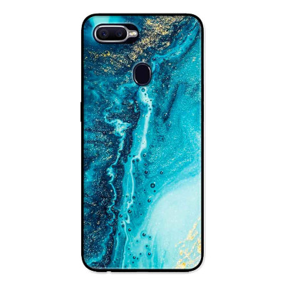 Ốp Lưng in cho Realme 2 Pro Mẫu NỀN ĐÁ HOA 12 - Hàng Chính Hãng