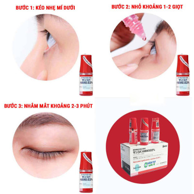 Nước Nhỏ Mắt SANCOBA Dành Cho Người Cận Thị 5ml NHẬT BẢN