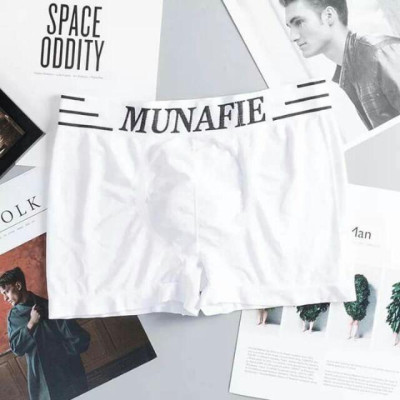 Bộ 3 quần lót nam boxer Munafie hàng dệt kim cao cấp (Có túi zip) - Quần sịp đùi boxer - WS21