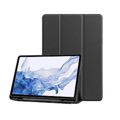 Bao da chống sốc cho Samsung Galaxy Tab S10+ Plus, S9+ Plus, S7 FE/S7+ Plus/S8+ Plus, Tab S7/S8, có ngăn đựng bút - Hàng nhập khẩu